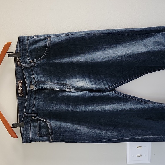 Jack of Spades High Roller Comfort Fit Straight Leg Jeans sz 38x36 stretch denim - Picture 3 of 5